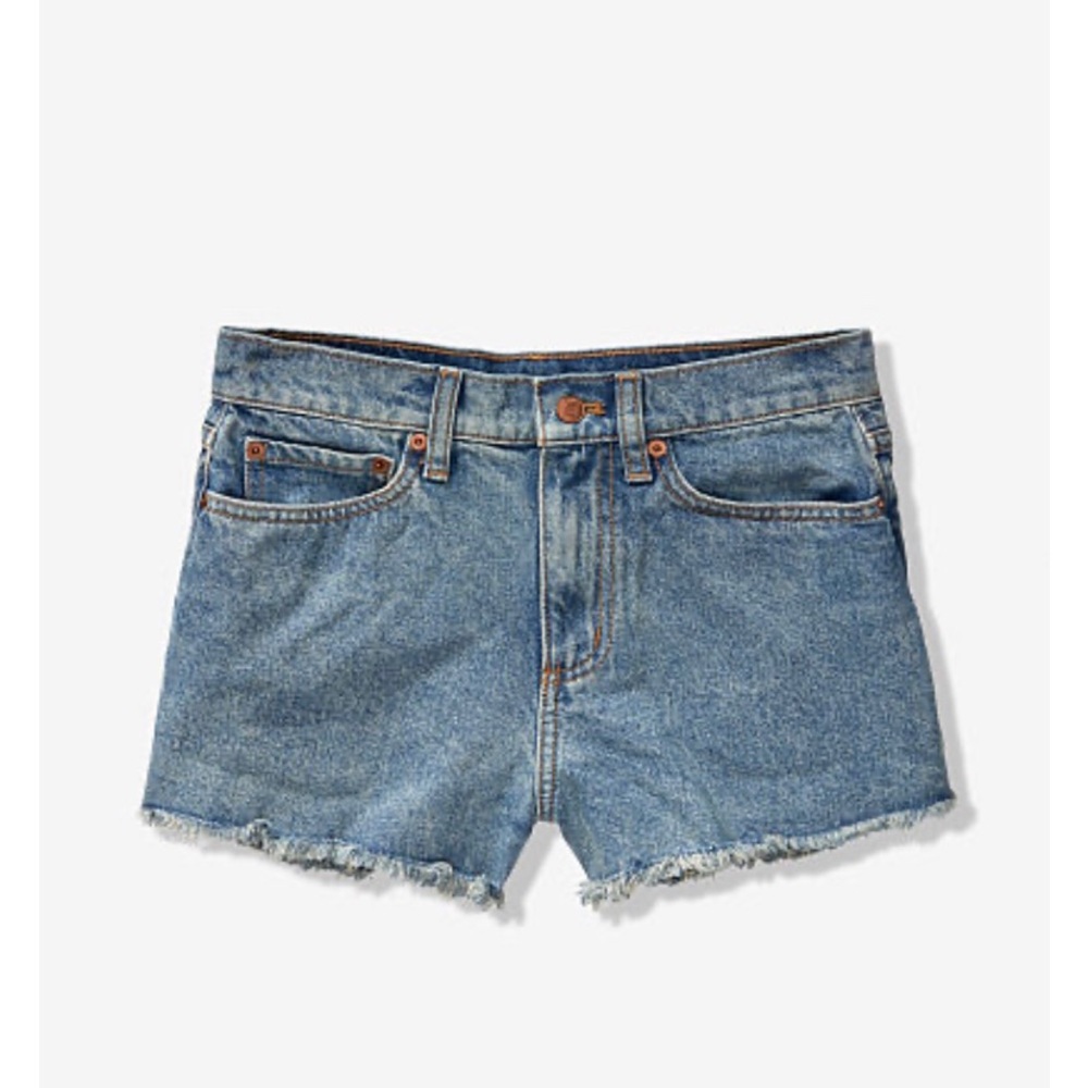 VS PINK! High Waist Jean Shorts NWT